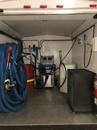 14ft Spray Foam Rig Graco Reactor E-20 110ft Heated Hose Assembly Transfer Pump Assembly A&B Generac...