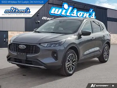 Come see this certified 2025 Ford Escape PHEV | Nav | Heated Wheel + Seats | Adaptive Cruise | CarPl...