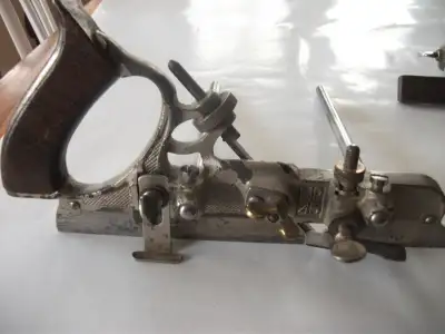 Vintage Stanley # 45 Plane with Blades, View more