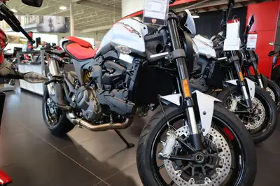 Argyll Motorsports 2025 Ducati Monster Plus Iceberg White Just Fun! Now in Iceberg White. A modern t...