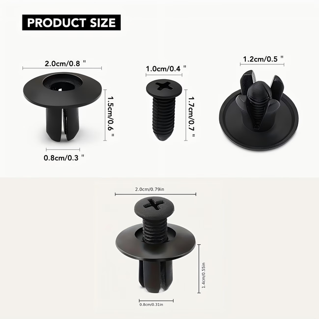 Durable Plastic Rivets Fasteners 8mm in Hand Tools in Mississauga / Peel Region - Image 3