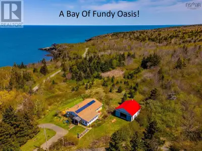 Paradise overlooking the Bay! Amazing private sanctuary overlooking the beautiful Bay of Fundy that...