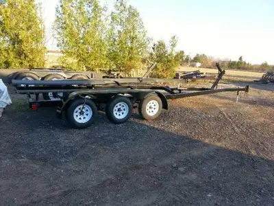 2025 TRI axle trailer 10500 capacity boat $6499 2025 tri axel trailer 15600lb capacity up to 38' boa...