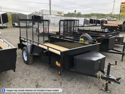 Miska 5'x10' in.Herculesin. Utility Trailer Loaded with Our Homeowner's Package, Ready to Roll, star...