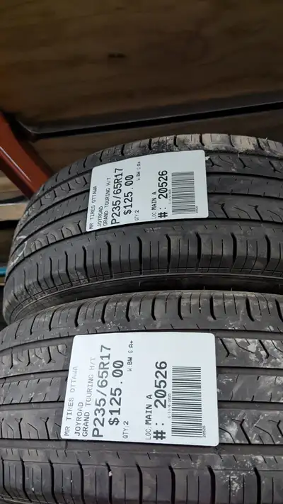 PAIR OF 2X JOYROAD GRAND TOURING H/T TAG # 20526 Size: 235/65/17 235/65/17 Excellent condition Press...