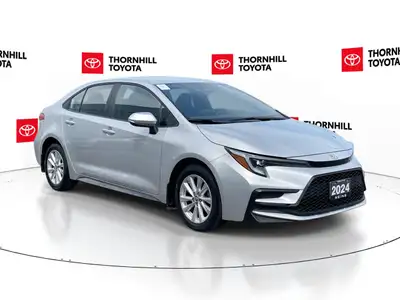 Thornhill Toyota Proudly Presents This Gray 2024 Toyota Corolla with SE CVT Package, Featuring: ~ On...