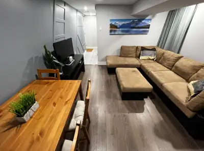 FURNISHED ALL INCL. WALKOUT 2 BED 1 BATH NORTH YORK