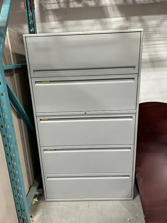 Haworth 5 Drawer & Haworth 3 Drawer Filing Cabinet-Call us! in Bookcases & Shelving Units in Mississauga / Peel Region - Image 2