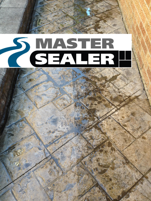 Master Sealer 26 Years! Concrete Interlock Cleaning Repair Seal in Interlock, Paving & Driveways in Markham / York Region - Image 3