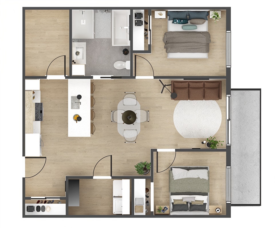 Appartements neufs louer - St-Hyacinthe 4-1/2 -157$/mois  PROMO 2