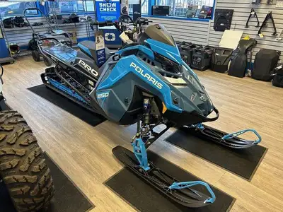Includes Velocity Shocks and 7S Display 2024 Polaris 850 PRO RMK Slash 165 Zenith BlueUNMATCHED PREC...