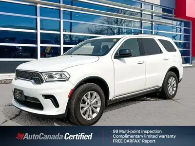 Clean Carfax, White Knuckle 2024 Dodge Durango SXT AWD, 8-Speed Automatic, 3.6L V6, 7 Passenger, Pow...