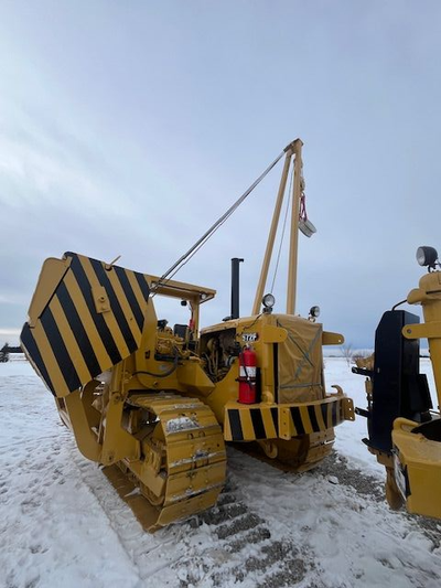 572F CAT Purpose Built Pipelayer 3306 Engine PASS, Espar Heater Reversable Fan 26" Track Pads, ice C...