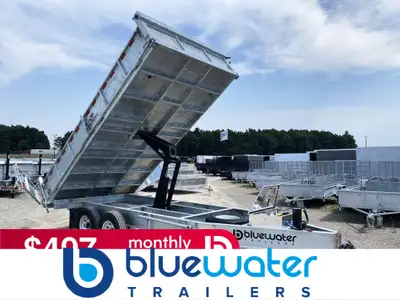 Canada Trailers Galvanized Deckover Dump Trailer 15,120 lbs. is $24,995.00 or $499.84/month! Ord: 86...