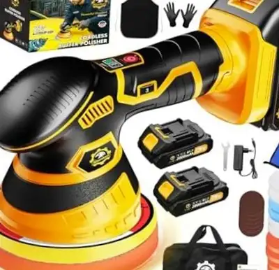 21V Cordless Car Buffer Polisher - 6 Speed, 18 Acc, View more