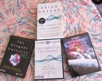 Authors Stephen Hawkin, Brian Greene on the Cosmos - Book & DVDs