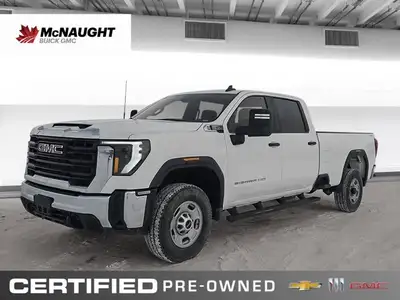 This 2024 GMC Sierra 2500HD Pro is powered by a commanding 6.6L V8 engine, paired with a 10-speed au...