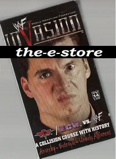 Wrestling VHS/DVD 2001 - INVASION. WWE/WWF/WCW/NWA/TNA/UFC., View more
