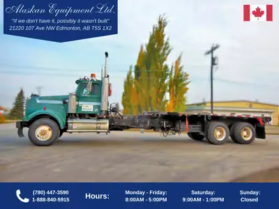 1993 Western Star 4900 4964F T/A Winch Truck -Winch has been removed Green Single Cab 4964F Cummins...