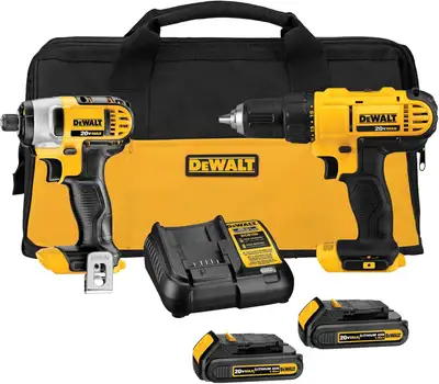 Drill & Impact Driver Combo — Delivered Free, View more