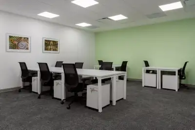 Flexible large office for rent designed to accommodate 50 people at Regus 343 Preston. A fully servi...