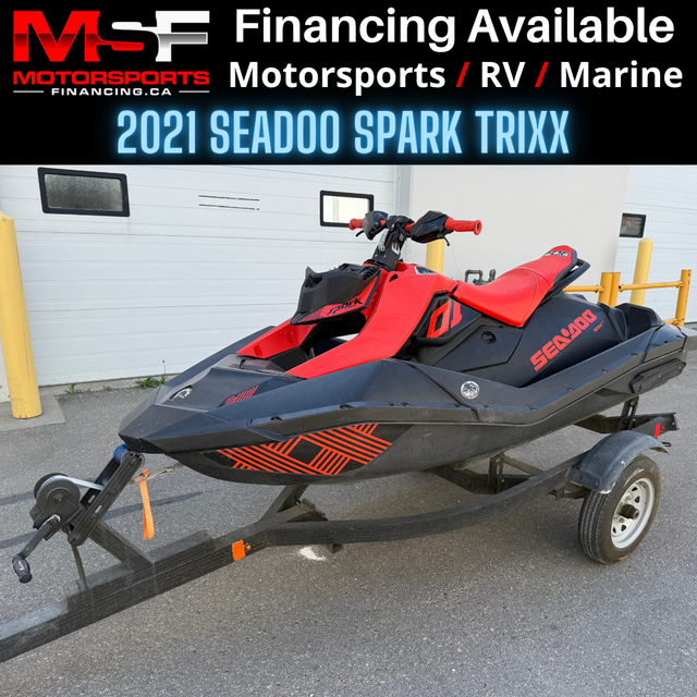 2021 SEADOO SPARK TRIXX (FINANCING AVAILABLE) in Personal Watercraft in Strathcona County - Image 2
