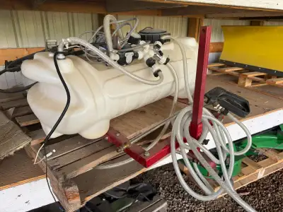 Lawn mower/ quad weed sprayer, View more