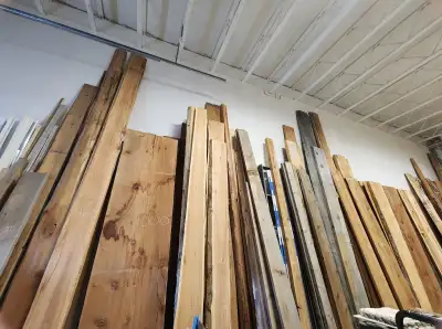 We have a variety of live edge wood slabs. Cedar, BC pine, maple, douglas fir. Large variety of widt...