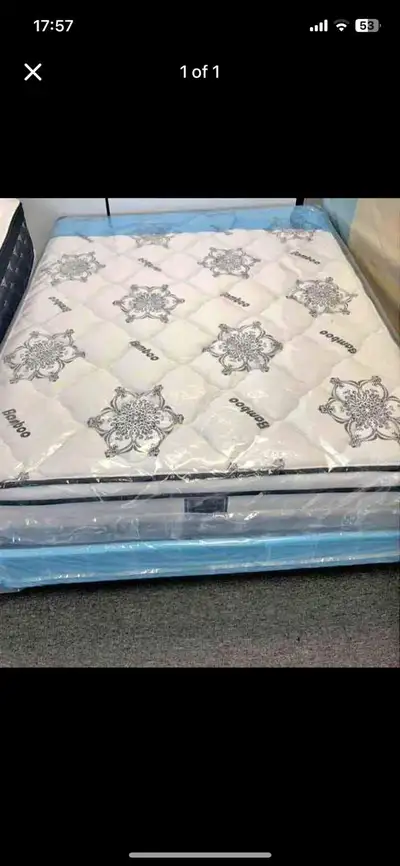 New king mattress available with cash on delivery, View more