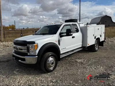 Countryside Fleet 2017 Ford F450 Extended Cab Service Utility Truck + 6.7L PowerStroke Diesel + 4x4...