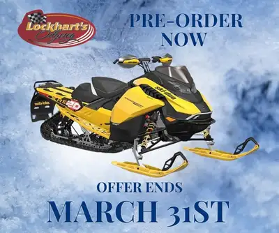 PRE-ORDER YOUR 2027 SKI-DOO OFFER ENDS MARCH 31 Choose one: 4-Year Warranty Trade-In Credit Parts &...