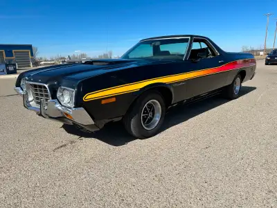 This ultra cool 72 Ranchero is in very nice overall condition with a refresh. This has the coveted 3...