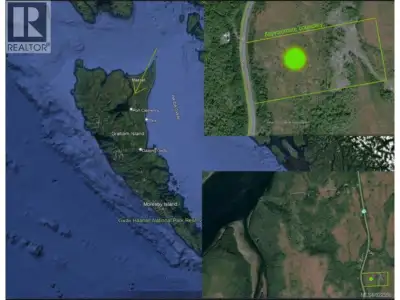 54 acres located on the beautiful Queen Charlotte Island. This property is ideal for the homesteader...