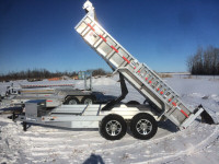 New Aluminum Dump Trailers, Strong and No Rust!