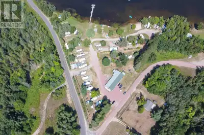 Waterfront campground on St. Joseph island. The busy beaver campground has over 500 feet of shorelin...