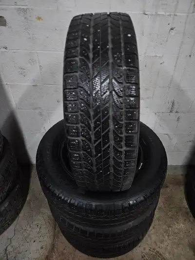 Good set of BFGoodrich winter slalom winter tires. 225/65/17 6-7/32nd tread remaining
