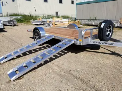 Welcome to Canadian Made Trailers! BRAND NEW 20246ALUMINUM ATV / SLED /MOTORCYCLE OR UTILITY TRAILER...