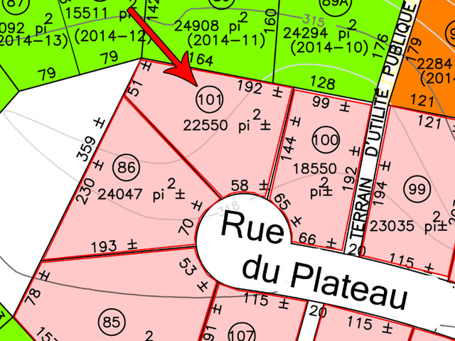 Lot 101, rue Du Plateau, Edmundston, NB, E3V 0G8 in Land for Sale in Edmundston