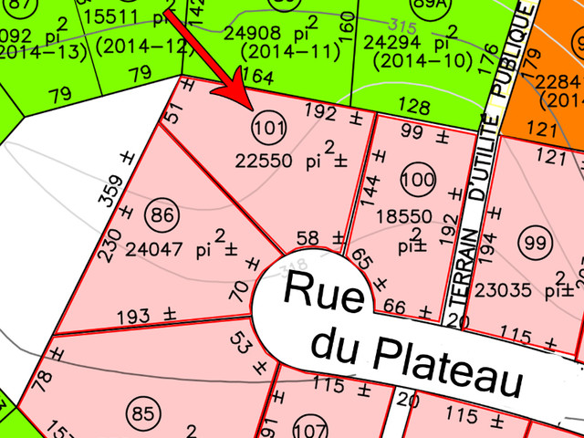 Lot 101, rue Du Plateau, Edmundston, NB, E3V 0G8 dans Terrains à vendre  à Edmundston