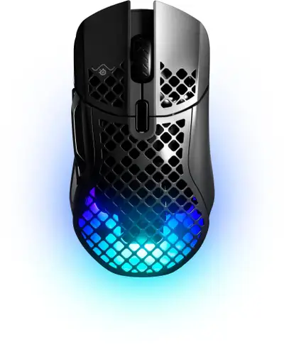 SteelSeries - Aerox 5 Water Resistant Wireless RGB Gaming Mouse, View more
