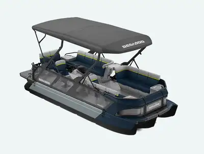 2026 SEA-DOO SWITCH CRUISE LIMITED 21 FOOT PONTOON BOAT STOCK #A113637 300HP ROTAX ACE ENGINE 21 FEE...