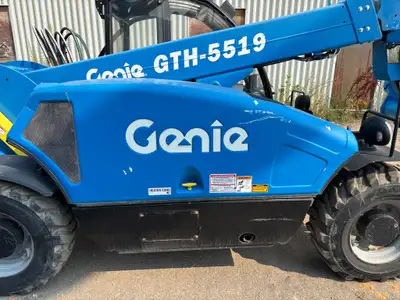 2018 GENIE GTH 5519 TELEHANDLER HOURS: 1150 APPROX. Note: All machines are part of our active rental...