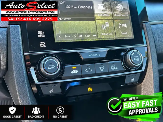 2017 Honda Civic LX **Rare 6 Speed** Backup Camera - Apple Ca... in Cars & Trucks in City of Toronto - Image 19