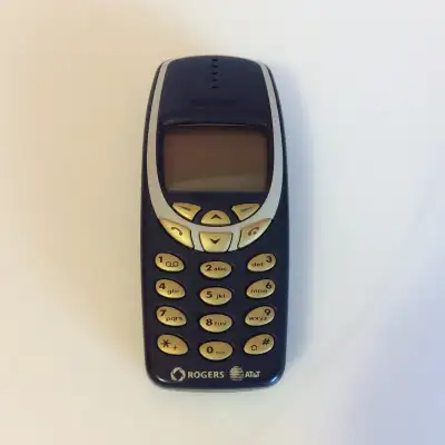 Nokia 3360 - Blue and Gray ( AT&T ) Rare TDMA Cellular Candybar, View more