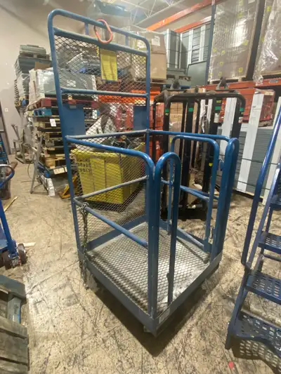 Kleton Man Cage for forklift on casters, View more