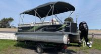 2017 Legend Pontoon Splash Superflex, Mercury 50HP and Trailer