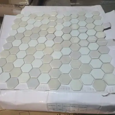 Stylish Polished Porcelain Mosaic Tile, View more