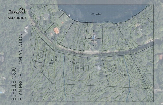 Terrain avec accès à deux lacs, Morin-Heights — photo 1