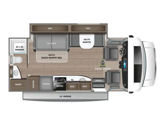 2023 Jayco Melbourne Prestige 24RP 1 extension + full paint et m in RVs & Motorhomes in Laval / North Shore - Image 4
