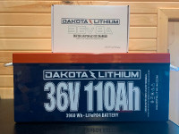 Dakota Lithium 36V 110AH Deep Cycle LiFePO4, 36V Charger